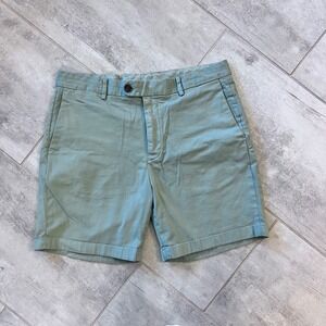 Bonobos Mens Standard 7 Inch Golf Shorts Flat Front‎ Size 34 Green